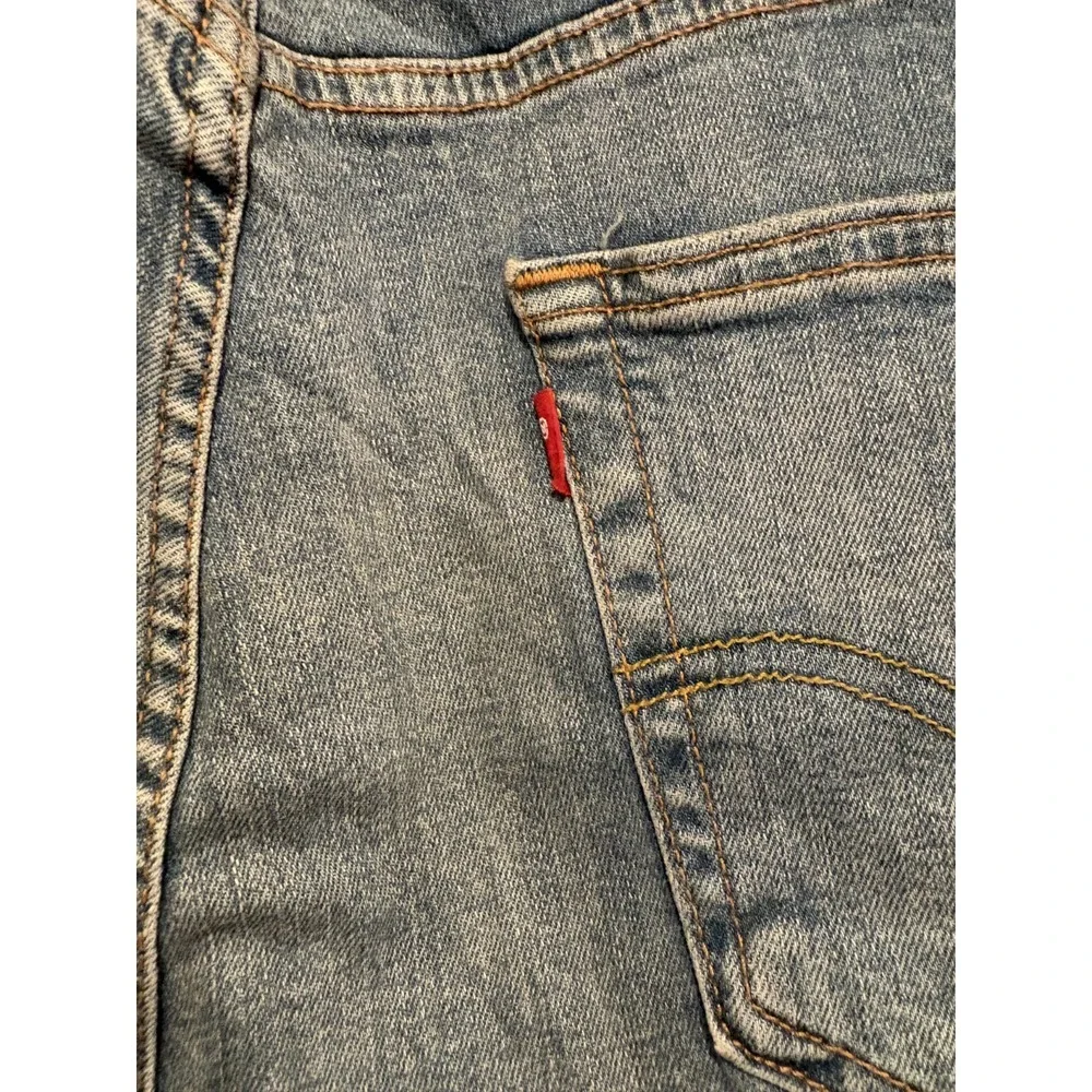 Levi's Mens 514 Straight Jeans W34 L32 Original Blue Regular Denim Pants